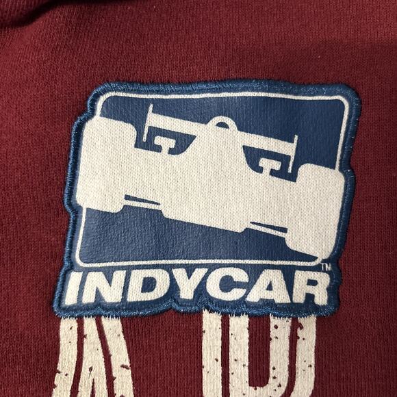Indycar Racing Full Zip Fleece Sweatshirt Hoodie Size M - Picture 4 of 7